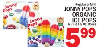 C Town JONNY POPS ORGANIC ICE POPS offer