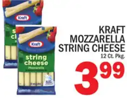 C Town KRAFT MOZZARELLA STRING CHEESE offer