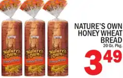 C Town NATURE'S OWN HONEY WHEAT BREAD offer