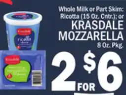 C Town KRASDALE MOZZARELLA offer