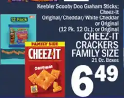 C Town CHEEZ-IT CRACKERS FAMILY SIZE 21 Oz. Boxes offer