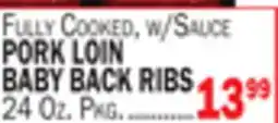 C Town PORK LOIN BABY BACK RIBS offer