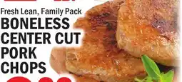 C Town BONELESS CENTER CUT PORK CHOPS offer
