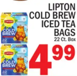 C Town LIPTON COLD BREW ICED TEA BAGS offer