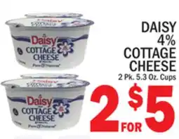 C Town DAISY 4% COTTAGE CHEESE offer
