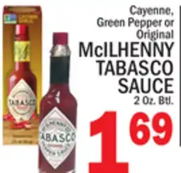 C Town McILHENNY TABASCO SAUCE offer