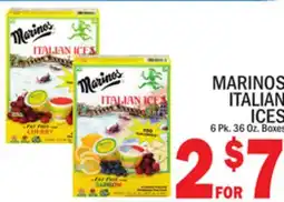 C Town MARINOS ITALIAN ICES offer