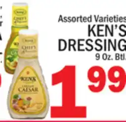 C Town KEN'S DRESSING offer