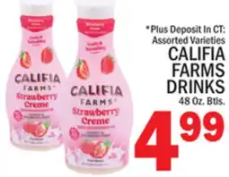 C Town CALIFIA FARMS DRINKS offer