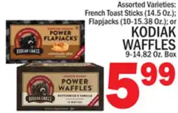 C Town KODIAK WAFFLES 9-14.82 Oz. Box offer