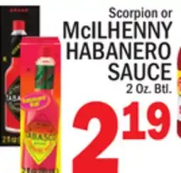 C Town McILHENNY HABANERO SAUCE offer