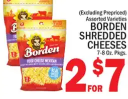 C Town BORDEN SHREDDED CHEESES offer