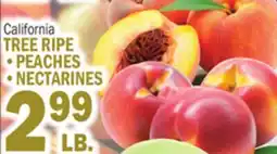 C Town TREE RIPE PEACHES, NECTARINES offer