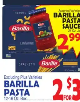 Bravo Supermarkets BARILLA PASTA offer