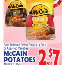 Bravo Supermarkets McCAIN POTATOES 19-32 Oz. Pkg offer