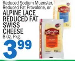 Bravo Supermarkets ALPINE LACE REDUCED FAT SWISS CHEESE offer