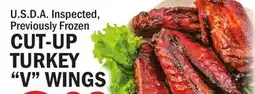 Bravo Supermarkets CUT-UP TURKEY V WINGS offer