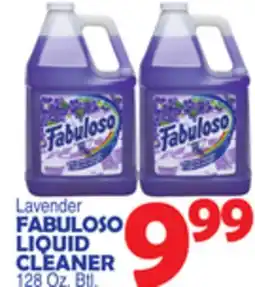 Bravo Supermarkets FABULOSO LIQUID CLEANER offer
