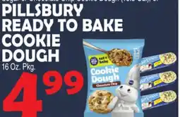 Bravo Supermarkets PILLSBURY READY TO BAKE COOKIE DOUGH offer