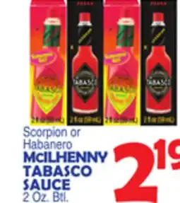 Bravo Supermarkets MCILHENNY TABASCO SAUCE offer