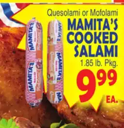 Bravo Supermarkets MAMITA'S COOKED SALAMI offer
