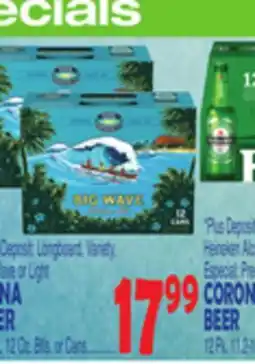 Bravo Supermarkets KONA BEER offer