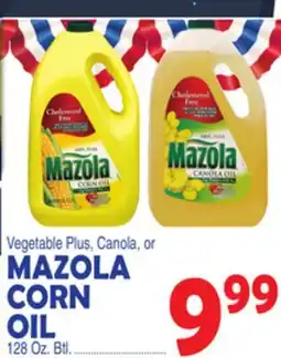 Bravo Supermarkets MAZOLA CORN OIL offer