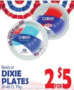 Bravo Supermarkets DIXIE PLATES offer