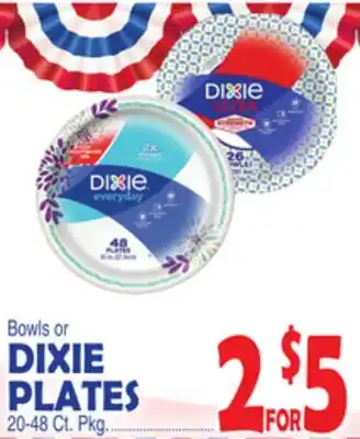 Bravo Supermarkets DIXIE PLATES offer