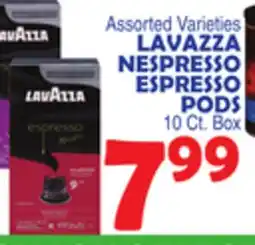 Bravo Supermarkets LAVAZZA NESPRESSO ESPRESSO PODS offer