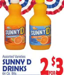 Bravo Supermarkets SUNNY D DRINKS offer
