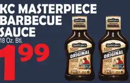 Bravo Supermarkets KC MASTERPIECE BARBECUE SAUCE offer