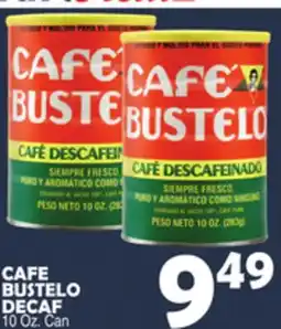 Bravo Supermarkets CAFE BUSTELO DECAF offer
