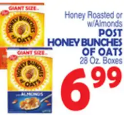 Bravo Supermarkets POST HONEY BUNCHES OF OATS offer