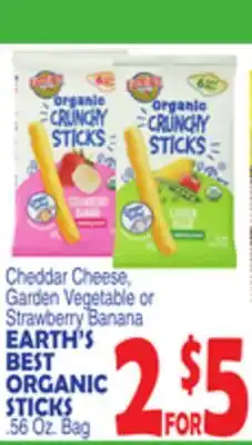 Bravo Supermarkets EARTH'S BEST ORGANIC STICKS offer