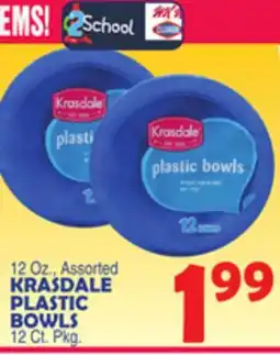 Bravo Supermarkets KRASDALE PLASTIC BOWLS offer