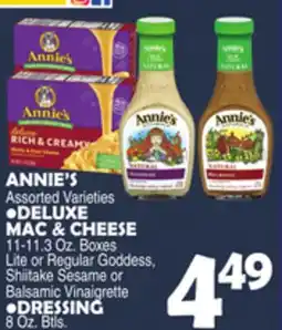 Bravo Supermarkets ANNIE'S, DELUXE MAC & CHEESE, 11-11.3 Oz. Boxes offer