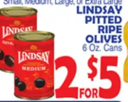 Bravo Supermarkets LINDSAY PITTED RIPE OLIVES offer