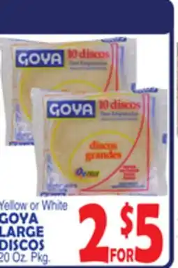 Bravo Supermarkets GOYA LARGE DISCOS offer