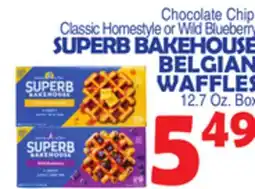 Bravo Supermarkets SUPERB BAKEHOUSE BELGIAN WAFFLES offer
