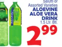 Bravo Supermarkets ALOEVINE ALOE VERA DRINK offer