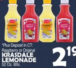 Bravo Supermarkets KRASDALE LEMONADE offer