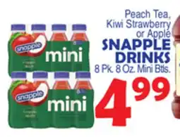 Bravo Supermarkets SNAPPLE DRINKS offer
