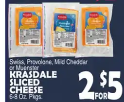 Bravo Supermarkets KRASDALE SLICED CHEESE offer