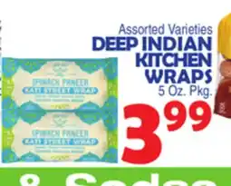 Bravo Supermarkets DEEP INDIAN KITCHEN WRAPS offer