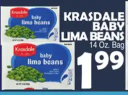 Bravo Supermarkets KRASDALE BABY LIMA BEANS offer