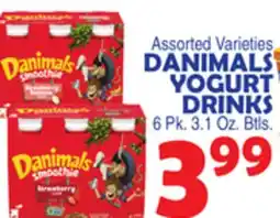 Bravo Supermarkets DANIMALS YOGURT DRINKS offer