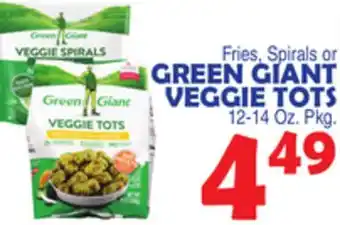 Bravo Supermarkets GREEN GIANT VEGGIE TOTS offer