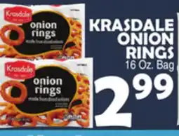Bravo Supermarkets KRASDALE ONION RINGS offer