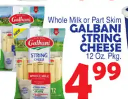 Bravo Supermarkets GALBANI STRING CHEESE offer